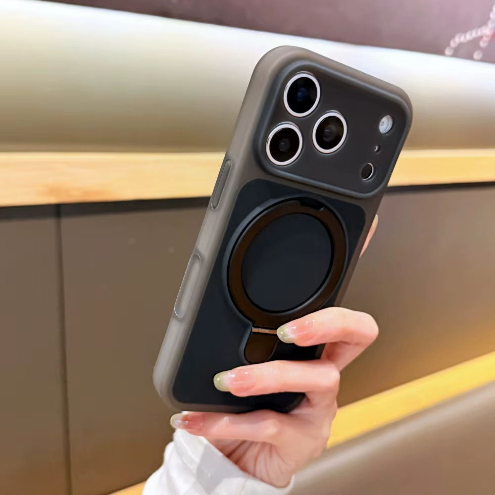 SnapStand Matte Silicone iPhone Case