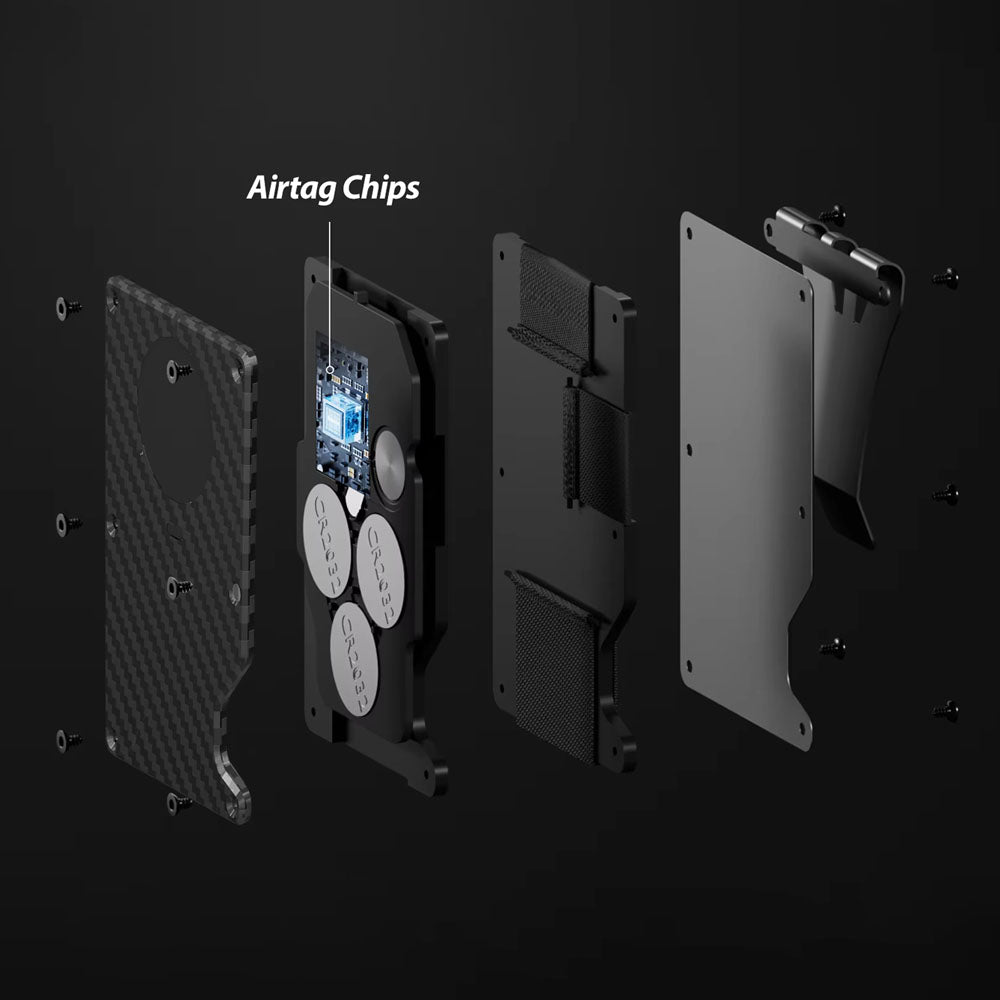 MetroVault AirTag Wallet