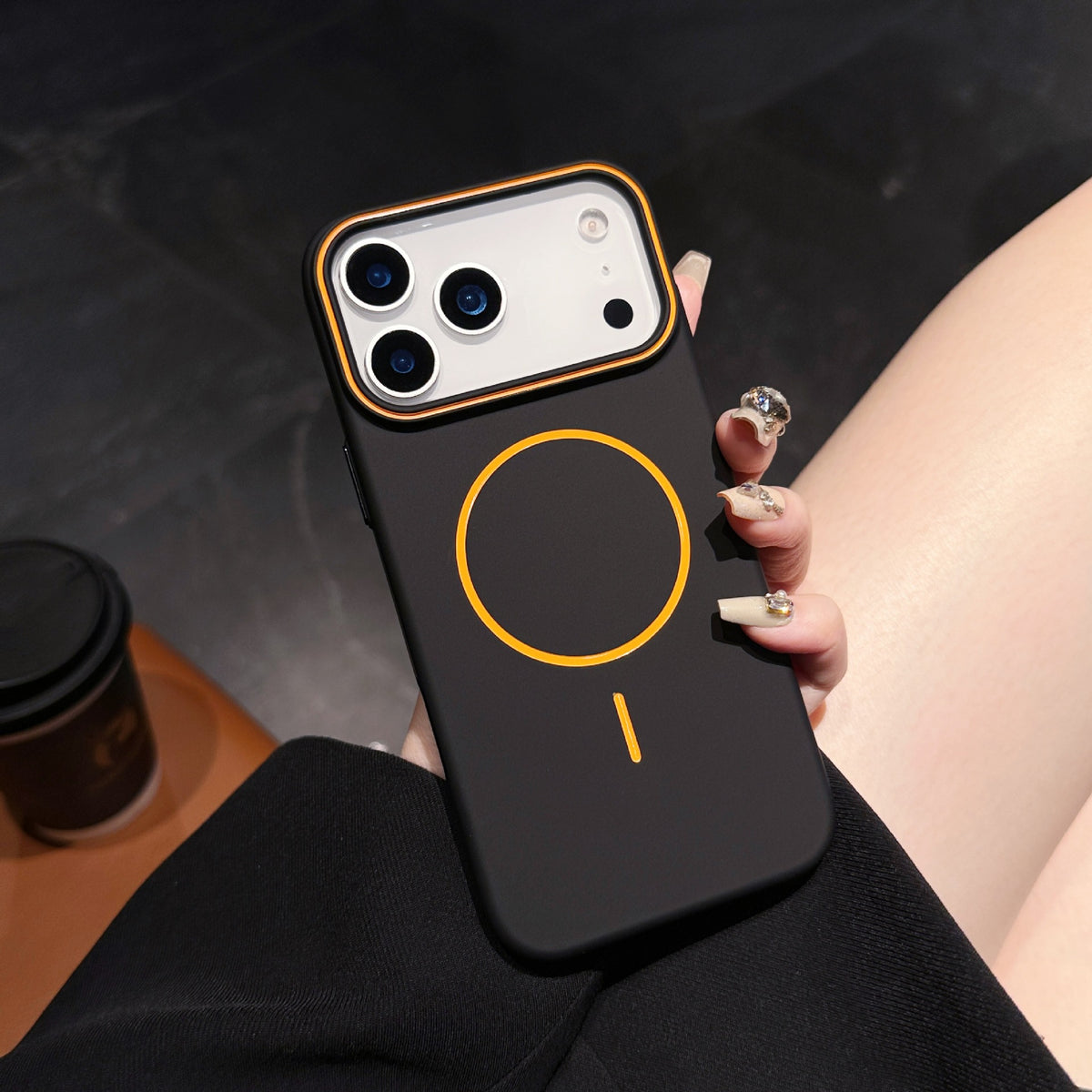 Premium iPhone Case with Magnetic Grip & Anti-Drop Protection