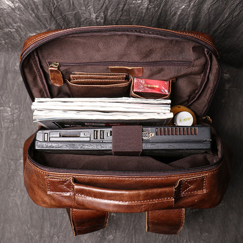 Apex Slim Traveler Genuine Leather Bag - Moderno Collections