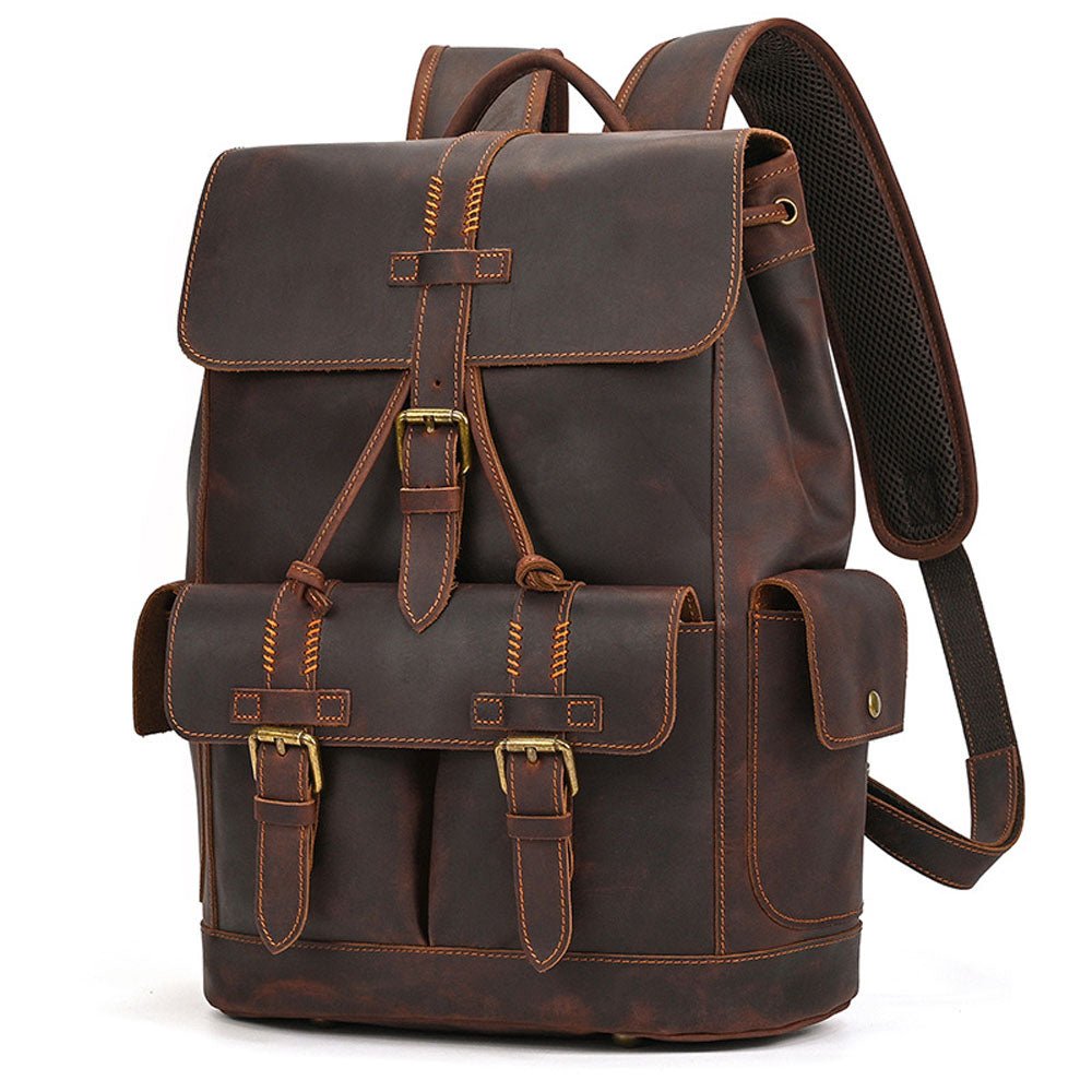 ArcStrap Leather Backpack - Moderno Collections