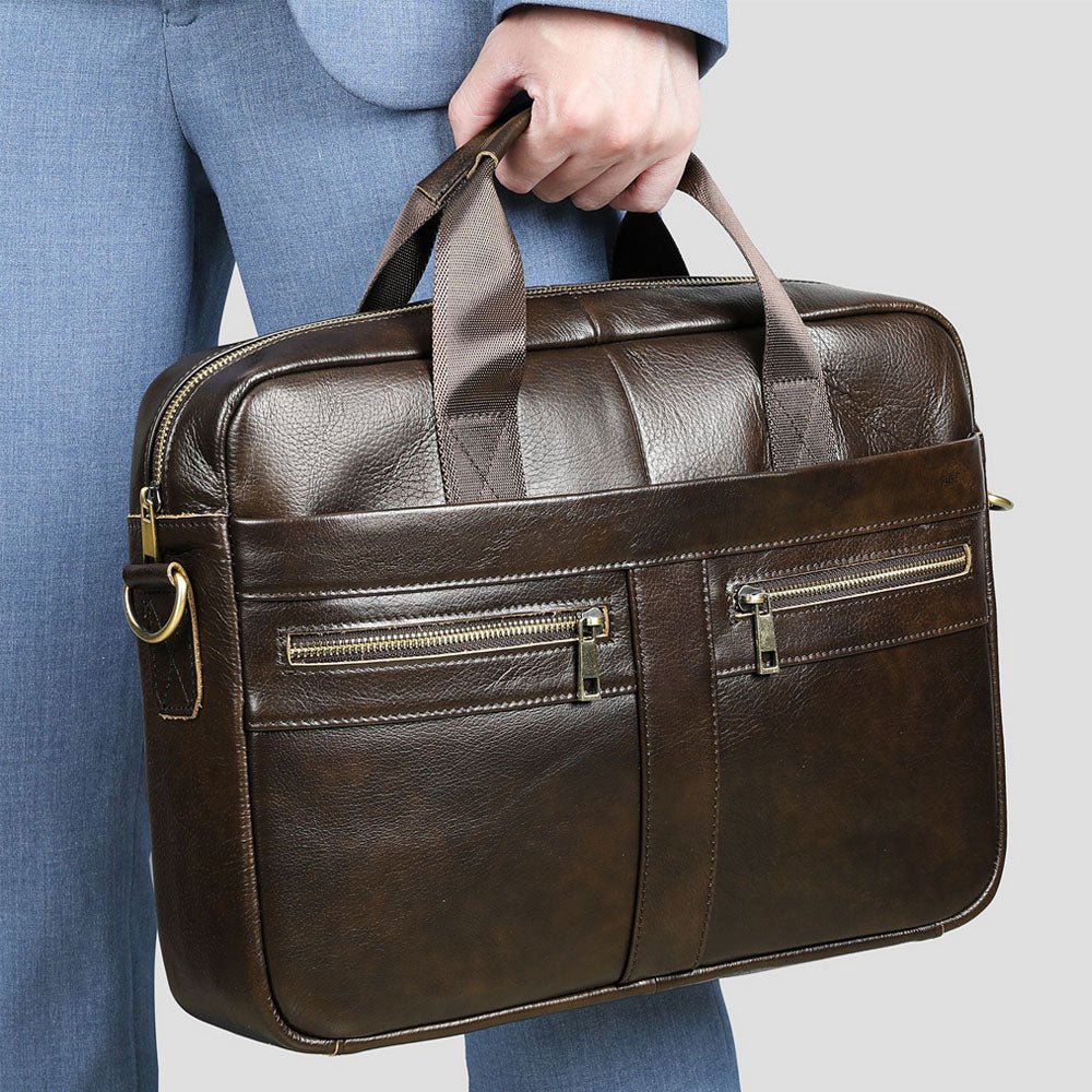 Aurexon Pro Leather Messenger Bag - Moderno Collections
