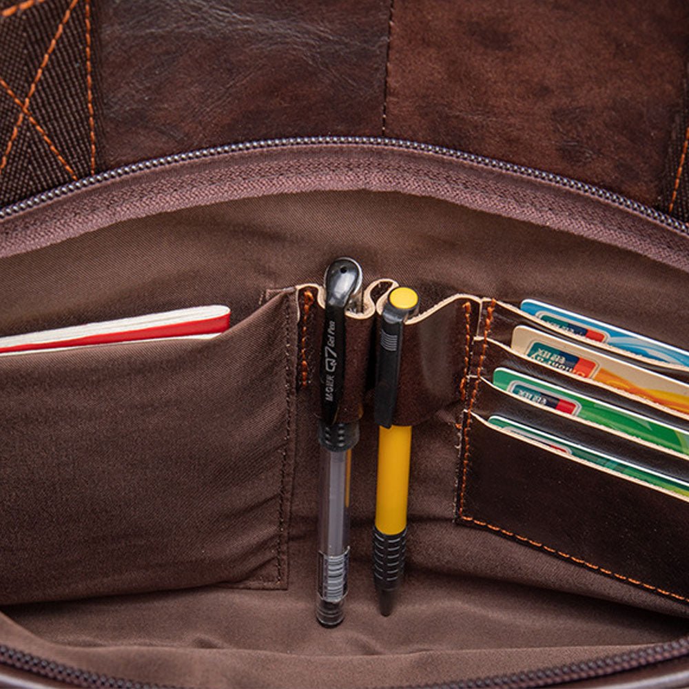 Aurexon Pro Leather Messenger Bag - Moderno Collections