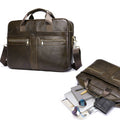 Aurexon Pro Leather Messenger Bag