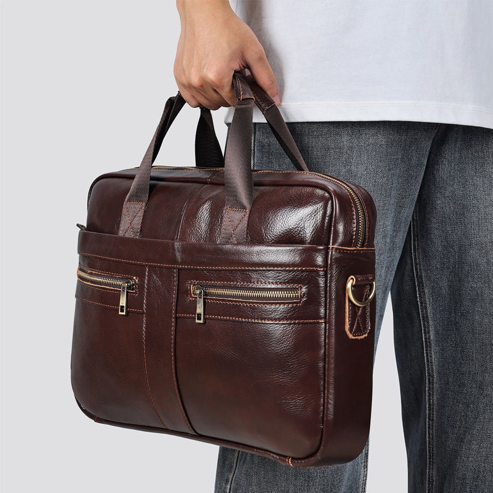 Aurexon Pro Leather Messenger Bag - Moderno Collections