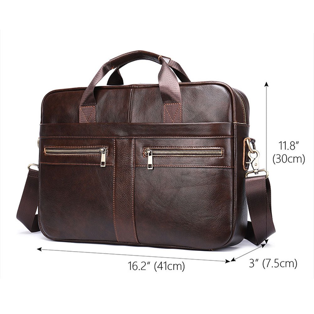 Aurexon Pro Leather Messenger Bag - Moderno Collections