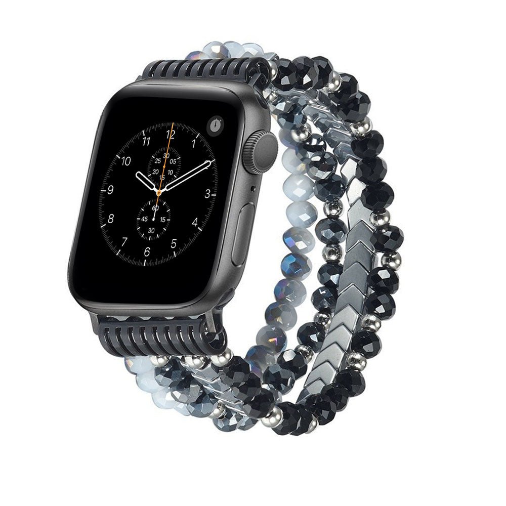 Beaded Steel Apple Watch Band for Women - Moderno Collections