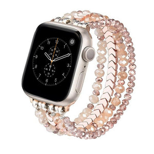 Thumbnail for Beaded Steel Apple Watch Band for Women - Moderno Collections