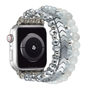 Thumbnail for Beaded Steel Apple Watch Band for Women - Moderno Collections