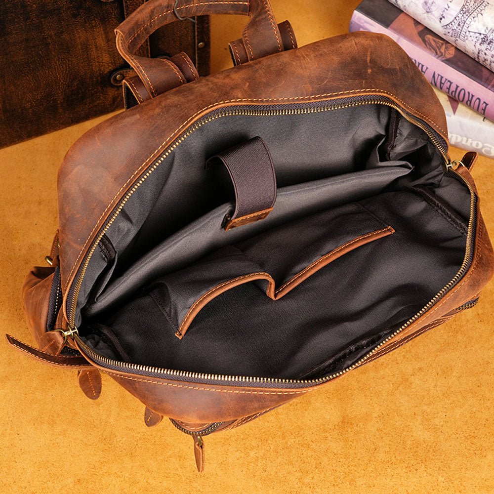 BreathCore Leather Backpack - Moderno Collections