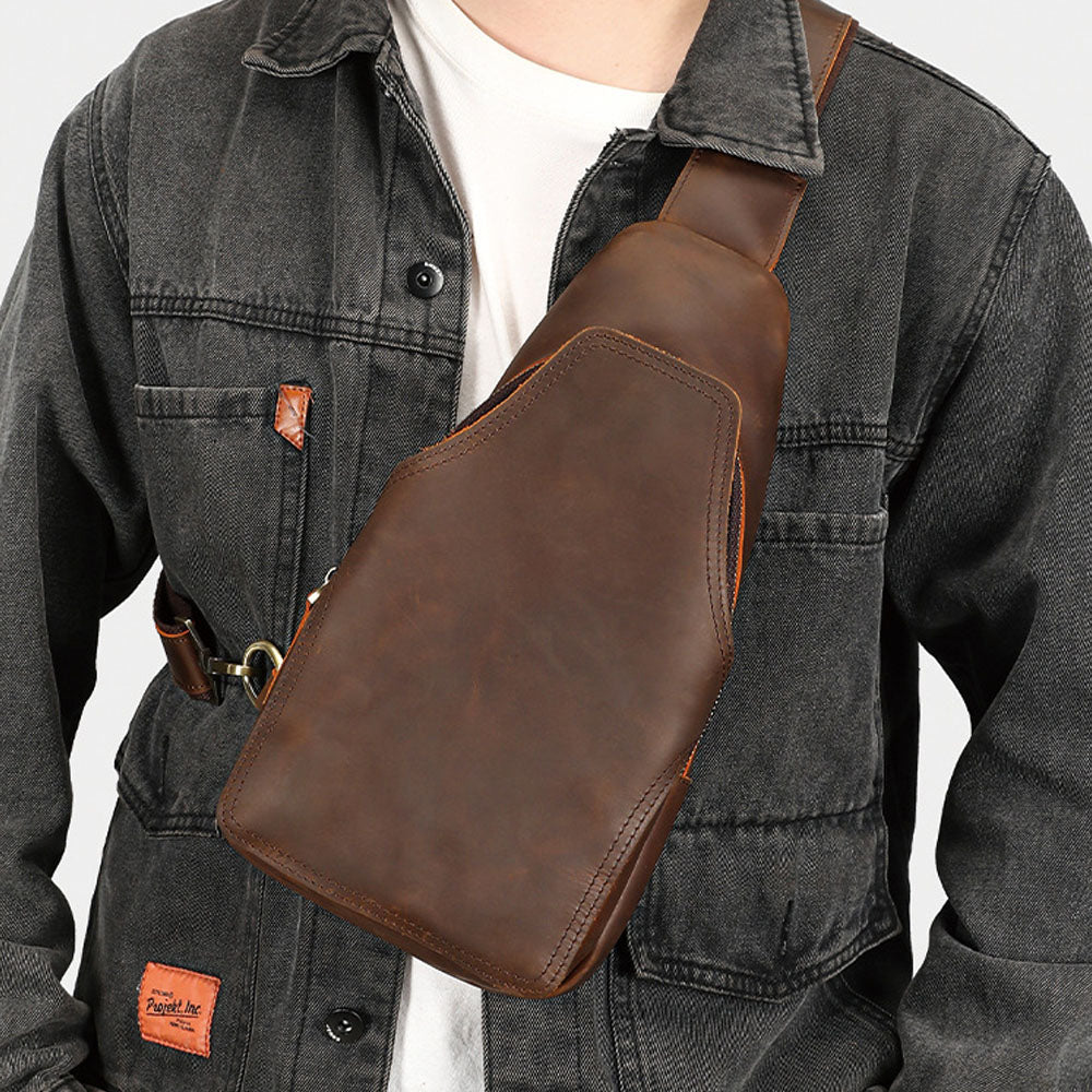 BroncoFlex Leather Men's Bag - Moderno Collections