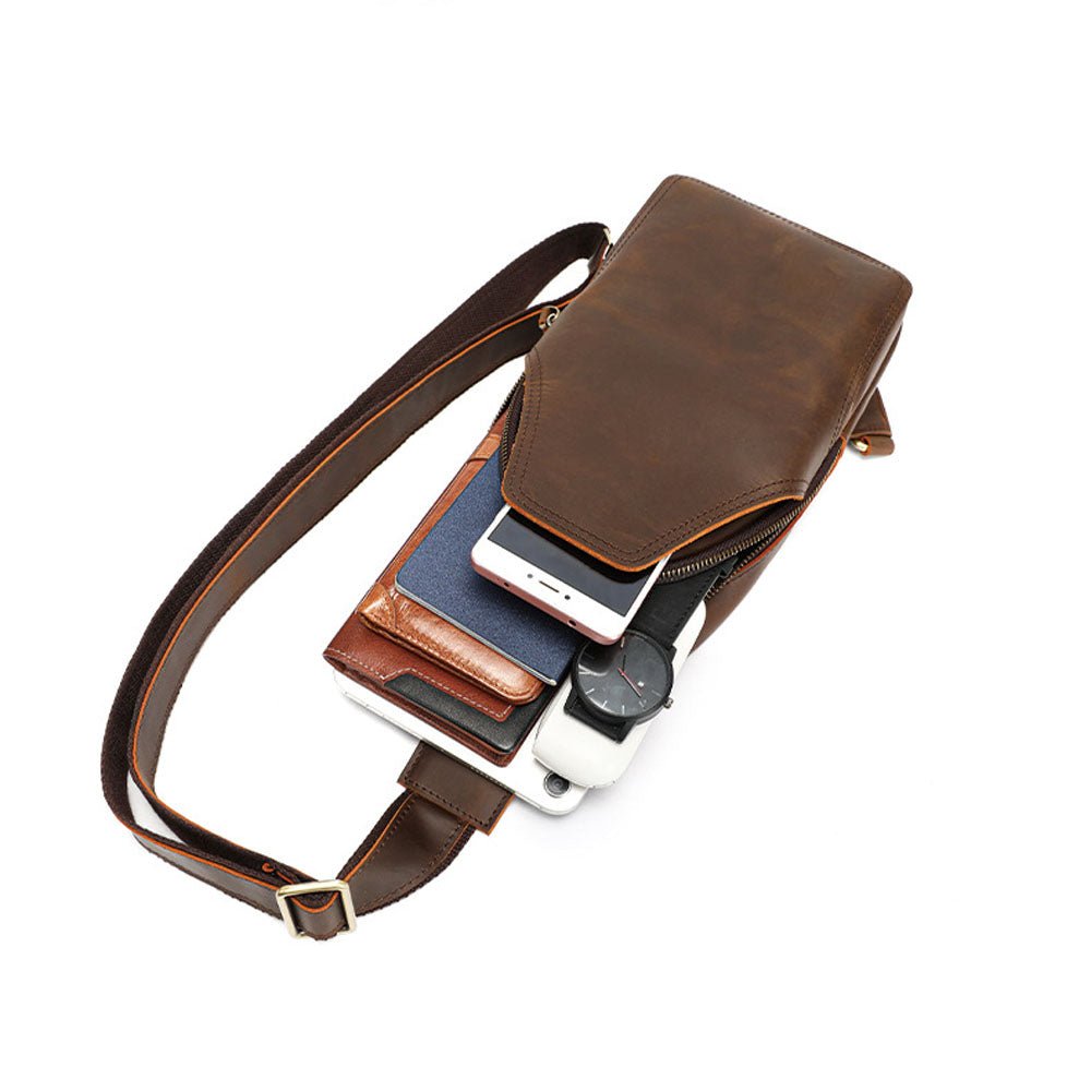 BroncoFlex Leather Men's Bag - Moderno Collections
