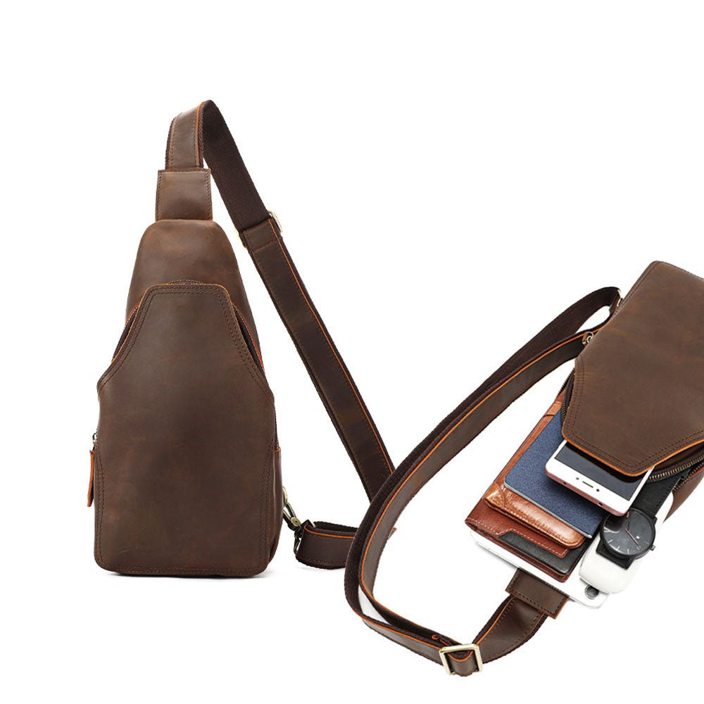 BroncoFlex Leather Men's Bag - Moderno Collections