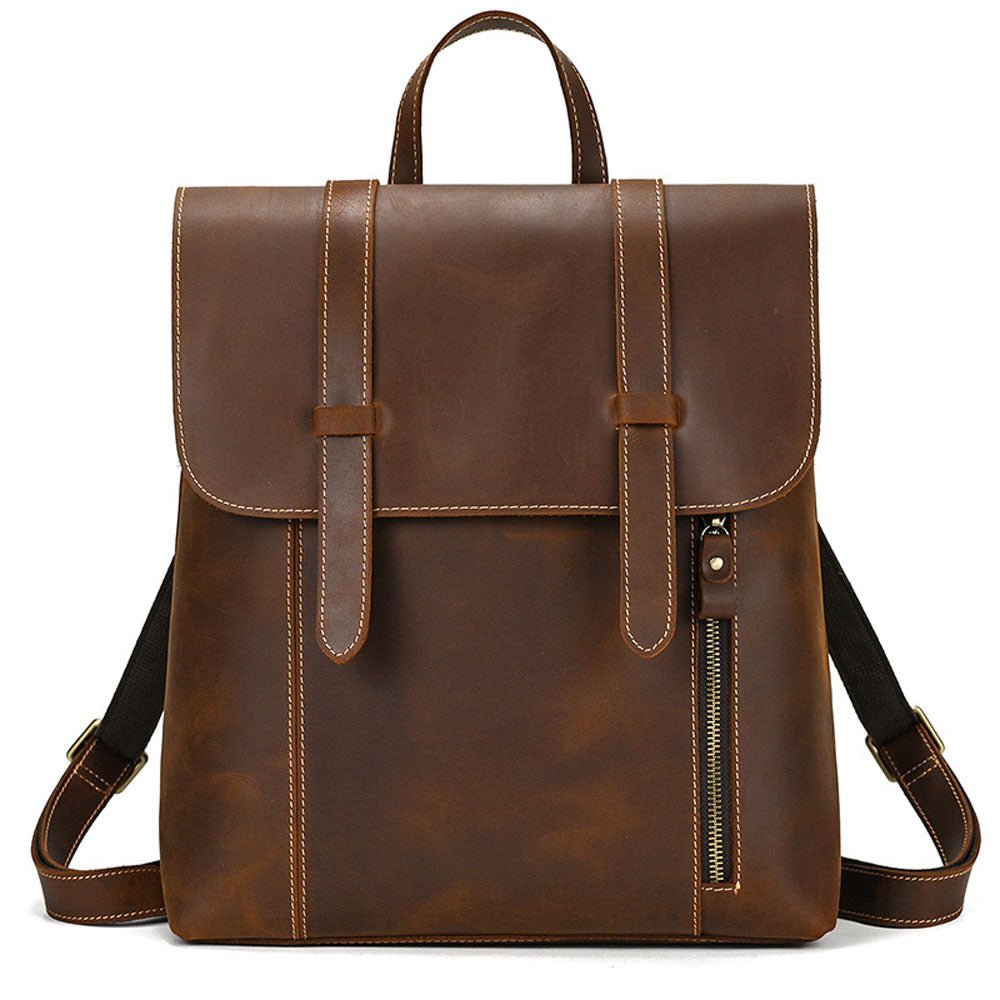 Brownstone Leather Backpack - Moderno Collections