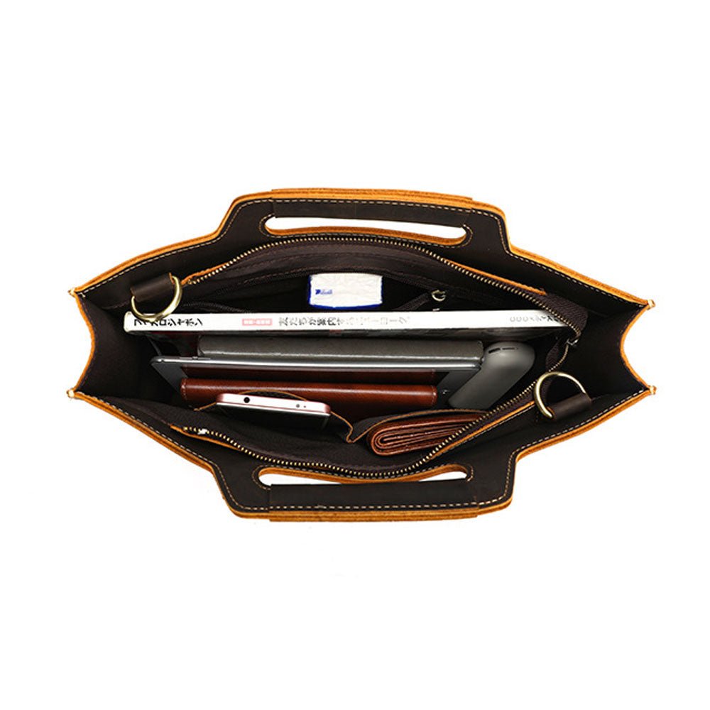 CarryPoint Leather Business Briefcase - Moderno Collections