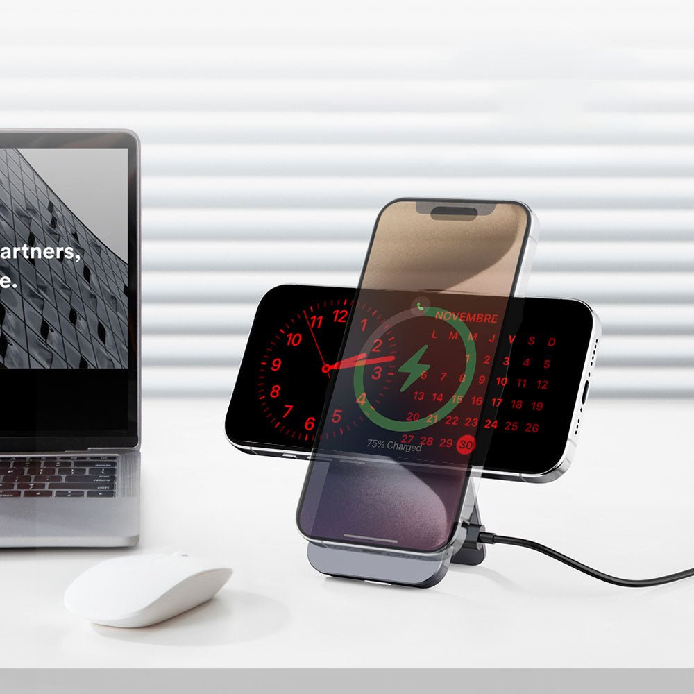 ClipVolt 2 in 1 Foldable Wireless Charger - Moderno Collections