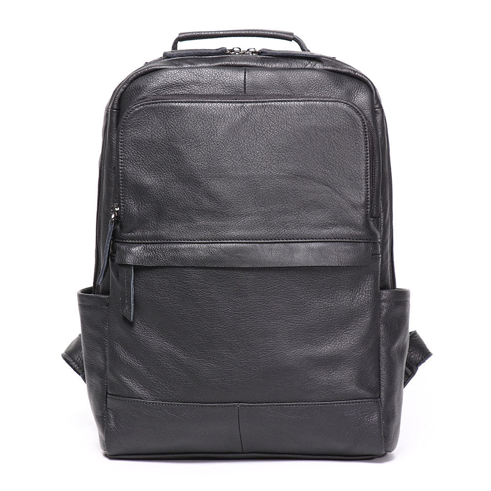 black genuine leather backpack Corsair Genuine Leather Backpack | Pure Leather Backpack | Leather Laptop Backpack, Black