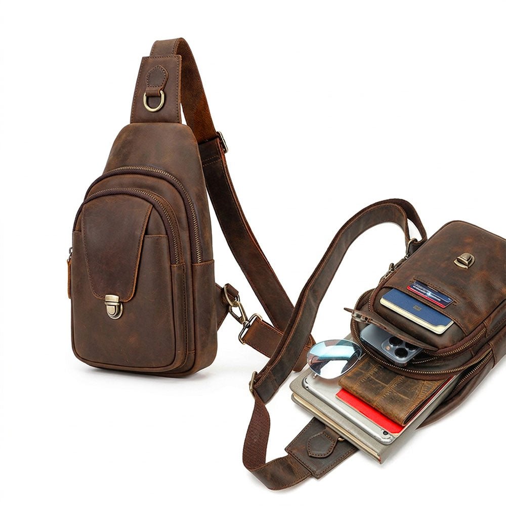 CrossPath Genuine Leather Bag - Moderno Collections