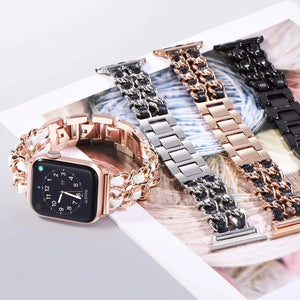 Thumbnail for DazzleChain Apple Watch Band - Moderno Collections