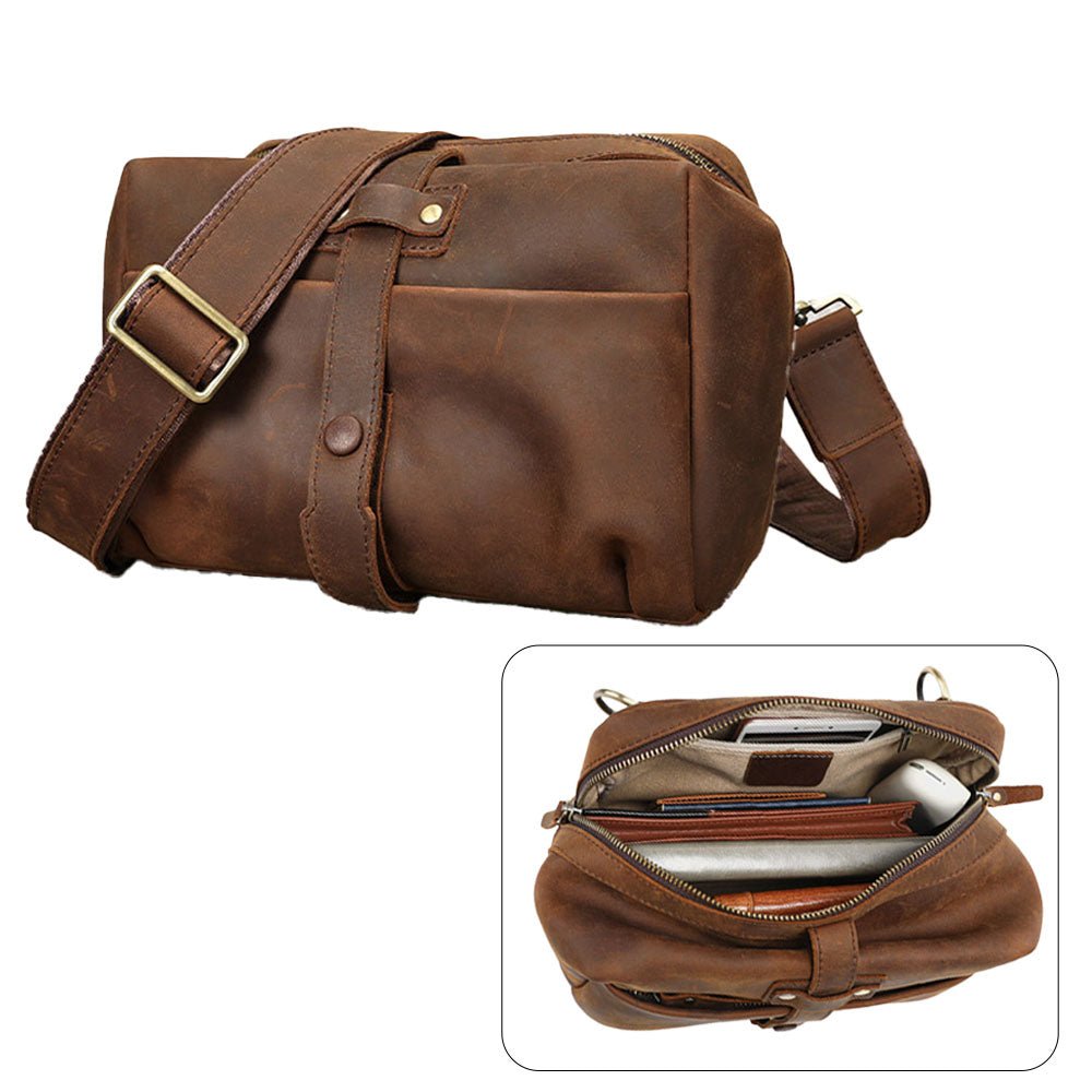 EchoCarry Leather Messenger Bag - Moderno Collections