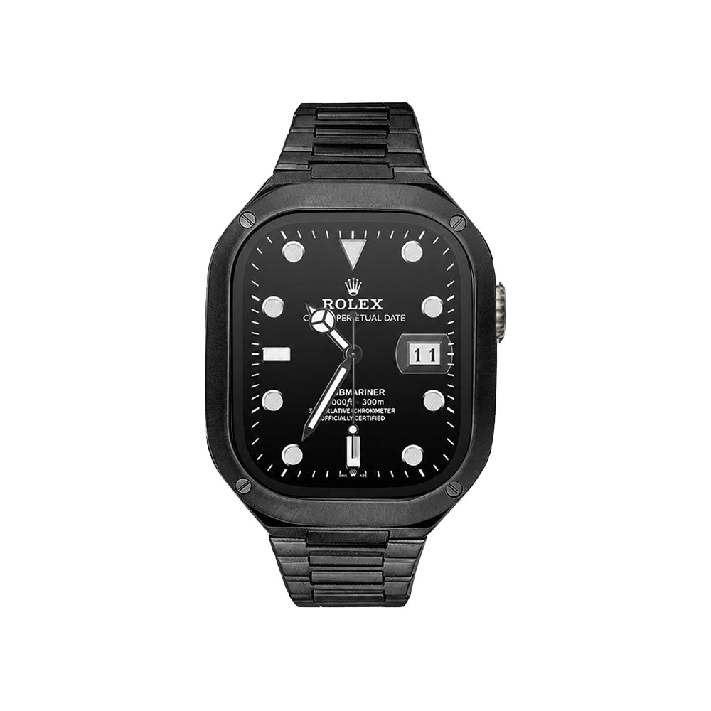 Elegance Pro: Stainless Steel Case Apple Watch Band - Moderno Collections