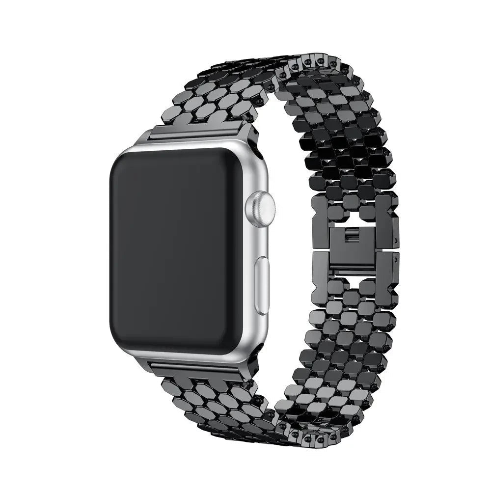 ElysianSteel Elegance Apple Watch Band - Moderno Collections