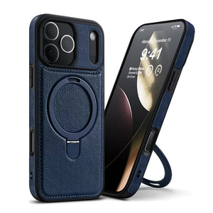 Thumbnail for EvoGrip Leather MagSafe iPhone Case - Moderno Collections