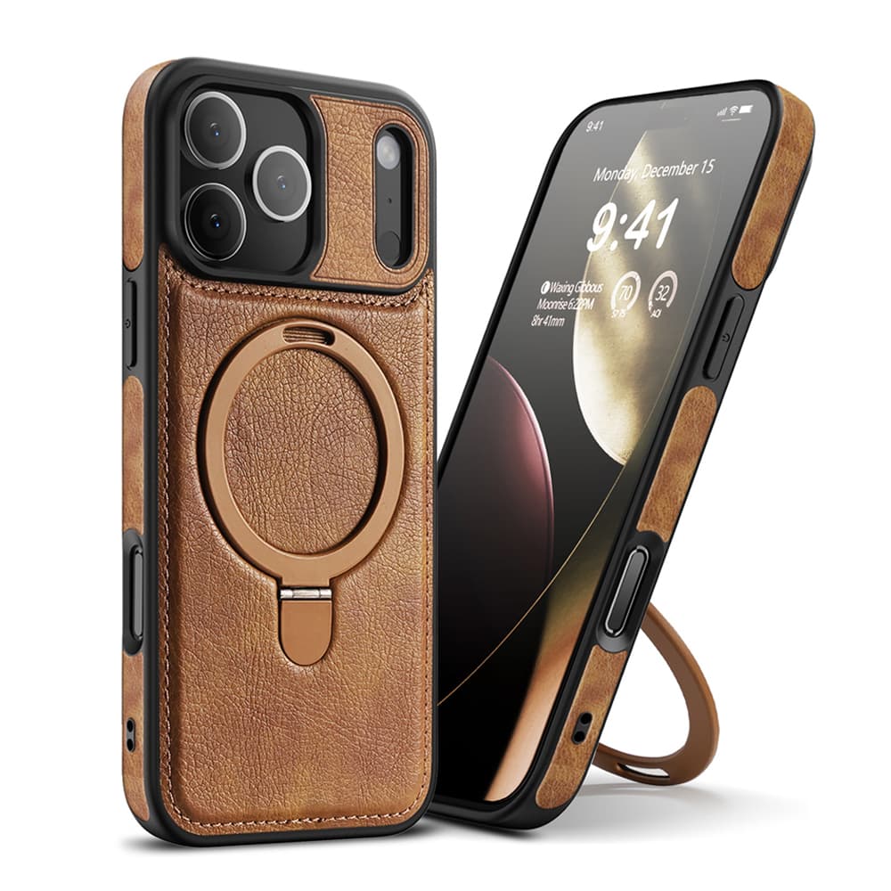 EvoGrip Leather MagSafe iPhone Case - Moderno Collections
