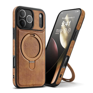 Thumbnail for EvoGrip Leather MagSafe iPhone Case - Moderno Collections
