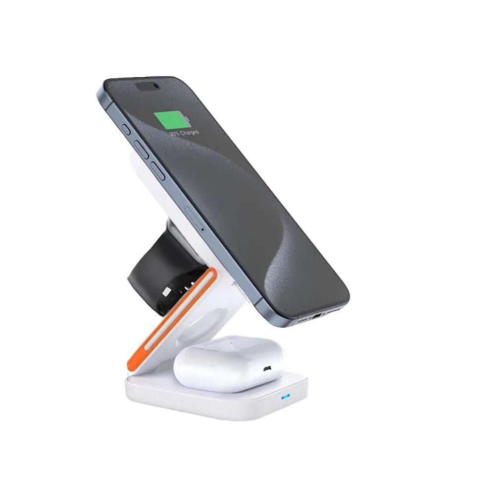 FlexiMag Trio: 3 in 1 Foldable MagSafe Charging Stand - Moderno Collections