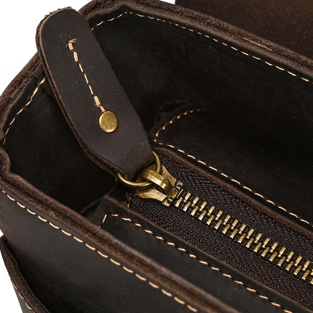 FluxVoid Leather Briefcase - Moderno Collections