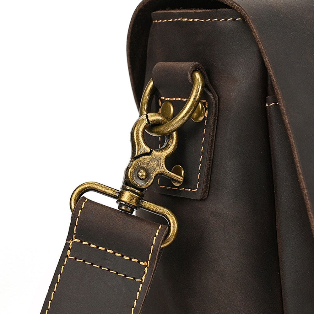 FluxVoid Leather Briefcase - Moderno Collections