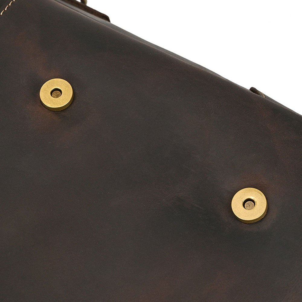 FluxVoid Leather Briefcase - Moderno Collections
