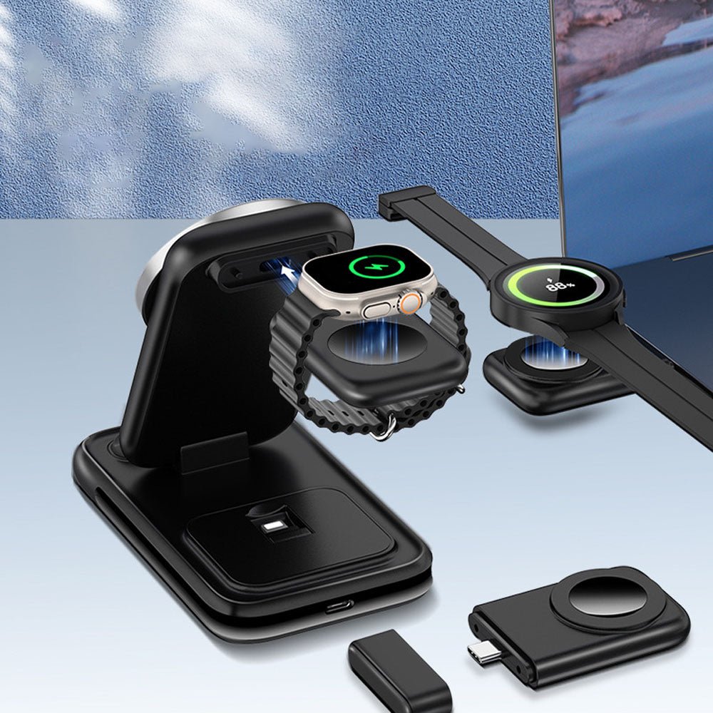 FoldFlow 3 in 1 Foldable MagSafe Charger - Moderno Collections