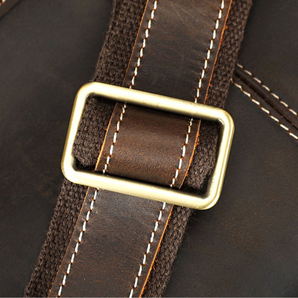 GoBag Leather Messenger Bag - Moderno Collections