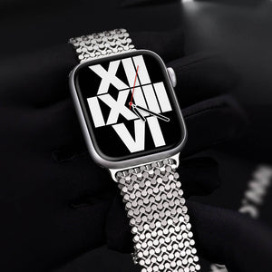 Thumbnail for Gravion Stainless Steel Apple Watch Band - Moderno Collections