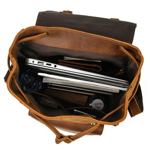 Thumbnail for HarborLine Leather Backpack - Moderno Collections