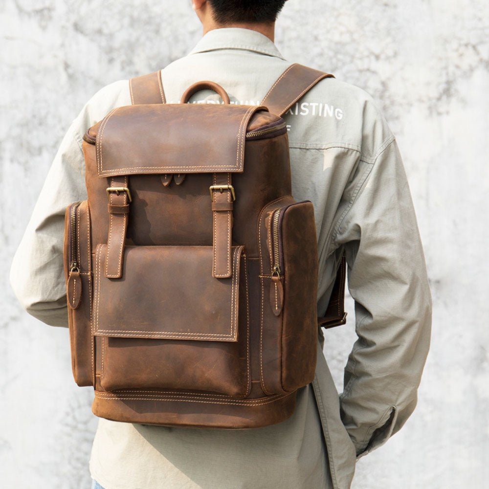 Kavren Leather Backpack - Moderno Collections