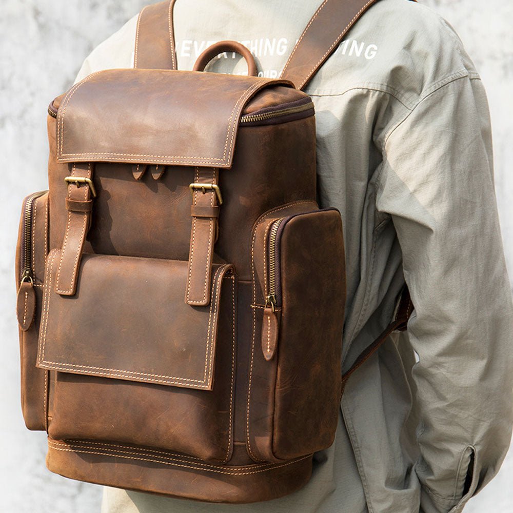 Kavren Leather Backpack - Moderno Collections