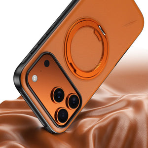 Thumbnail for LeanLuxe Leather MagSafe iPhone Case - Moderno Collections
