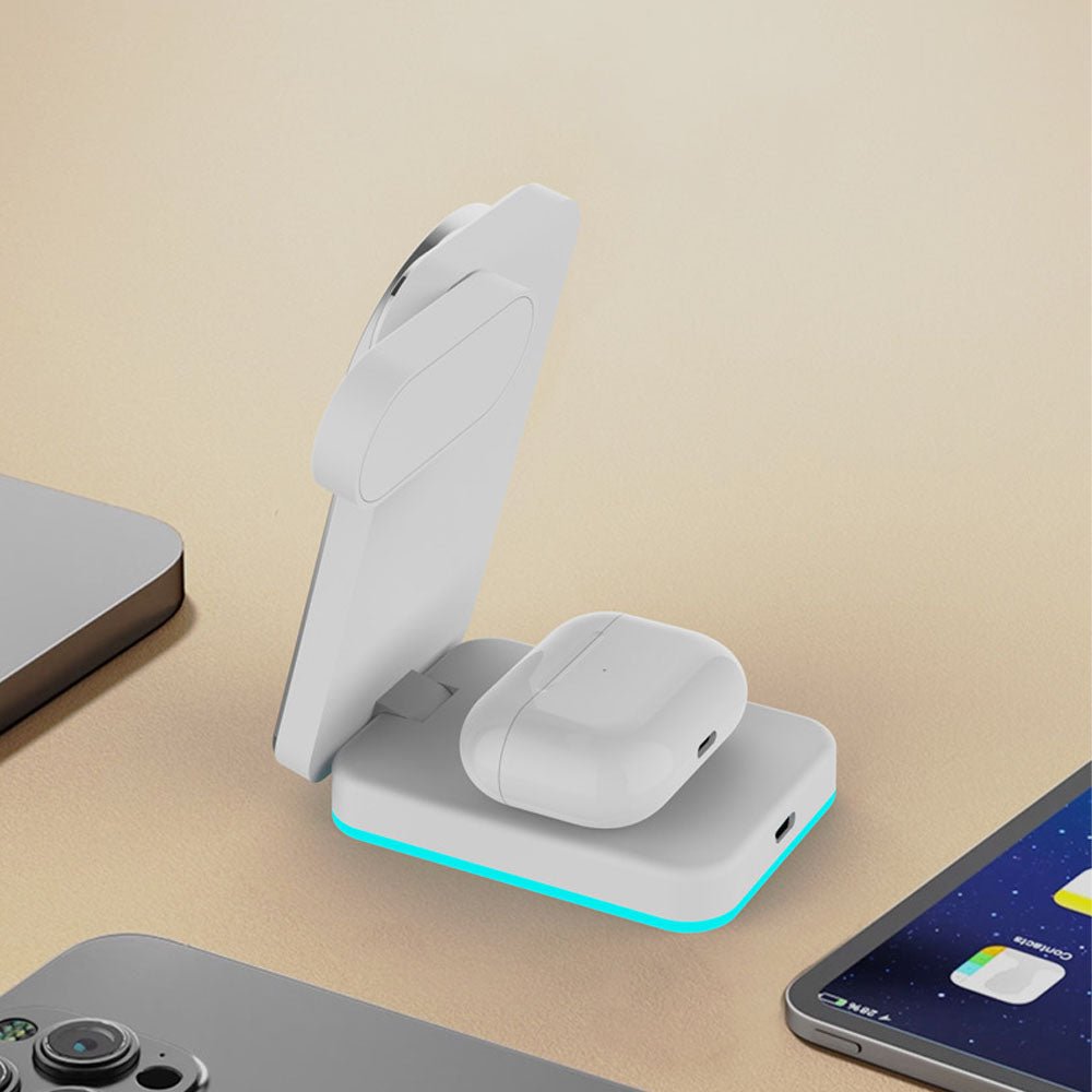 LumaSpin 3 - in - 1 Foldable Wireless Charger - Moderno Collections