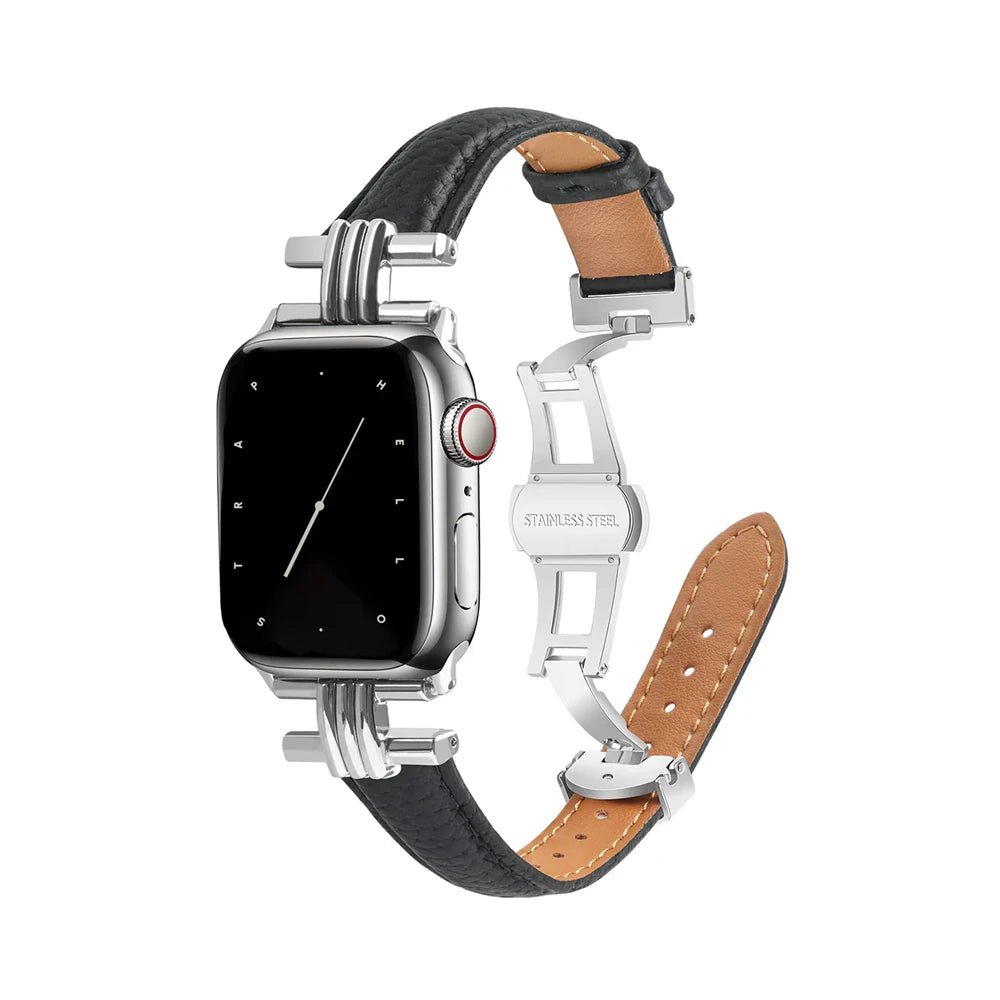Luna Luxe Genuine Leather Apple Watch Band for Women - Moderno Collections
