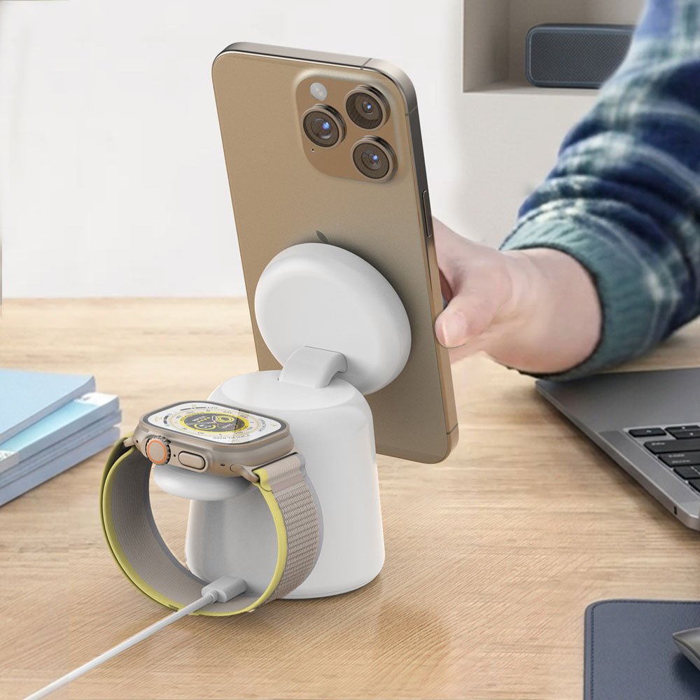 MagDock 2 in 1 Foldable MagSafe Charger - Moderno Collections