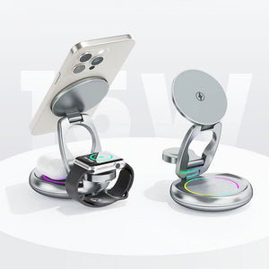 Thumbnail for MagiSpin Trio Foldable 3 in 1 MagSafe Charger - Moderno Collections