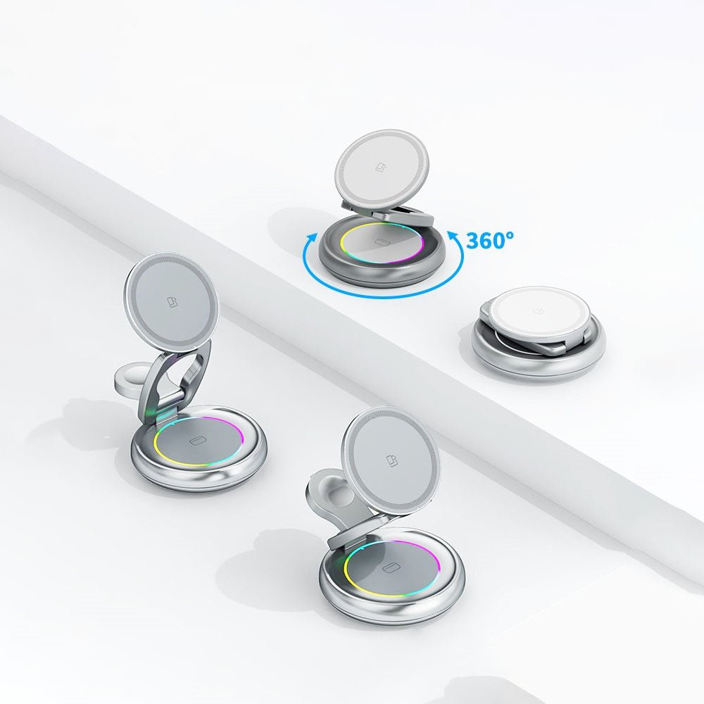 MagiSpin Trio Foldable 3 in 1 MagSafe Charger - Moderno Collections