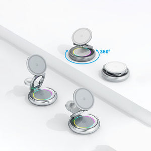 Thumbnail for MagiSpin Trio Foldable 3 in 1 MagSafe Charger - Moderno Collections