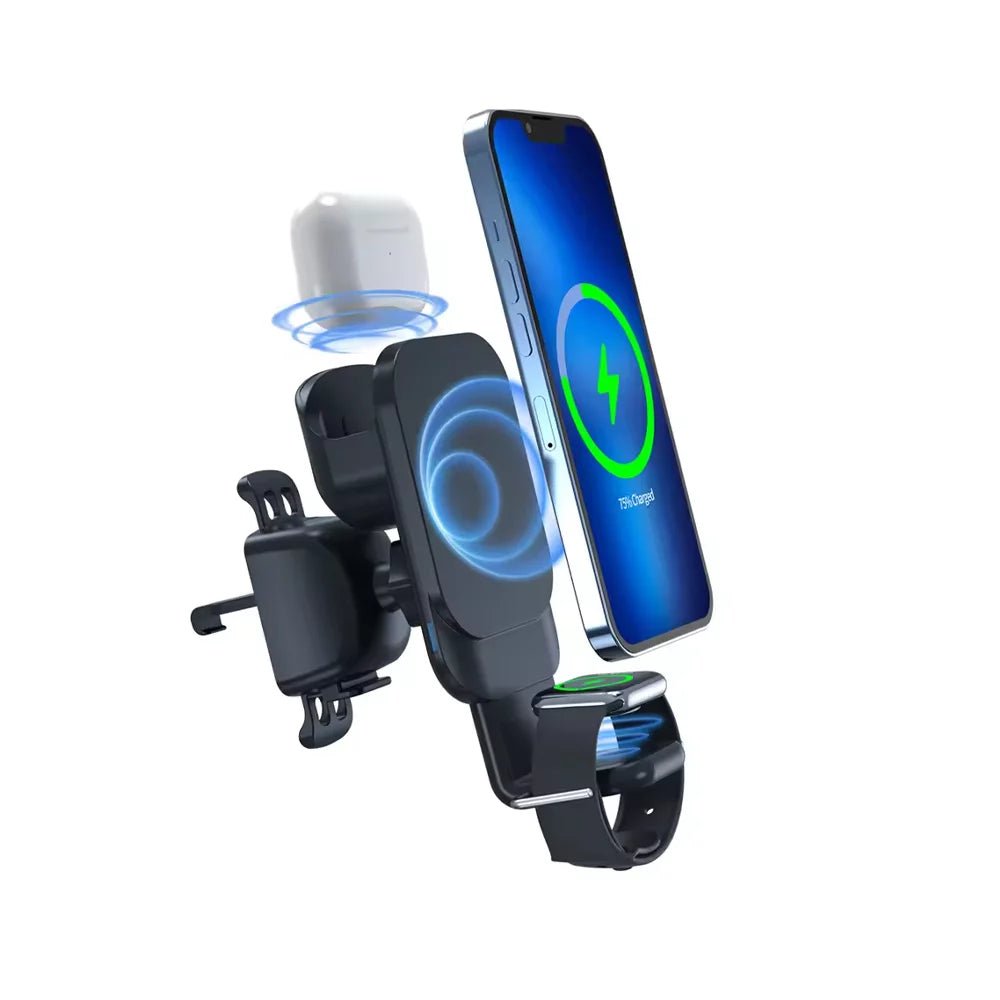 MagTech Drive: 3 in 1 Magnetic Car Charger & Holder - Moderno Collections