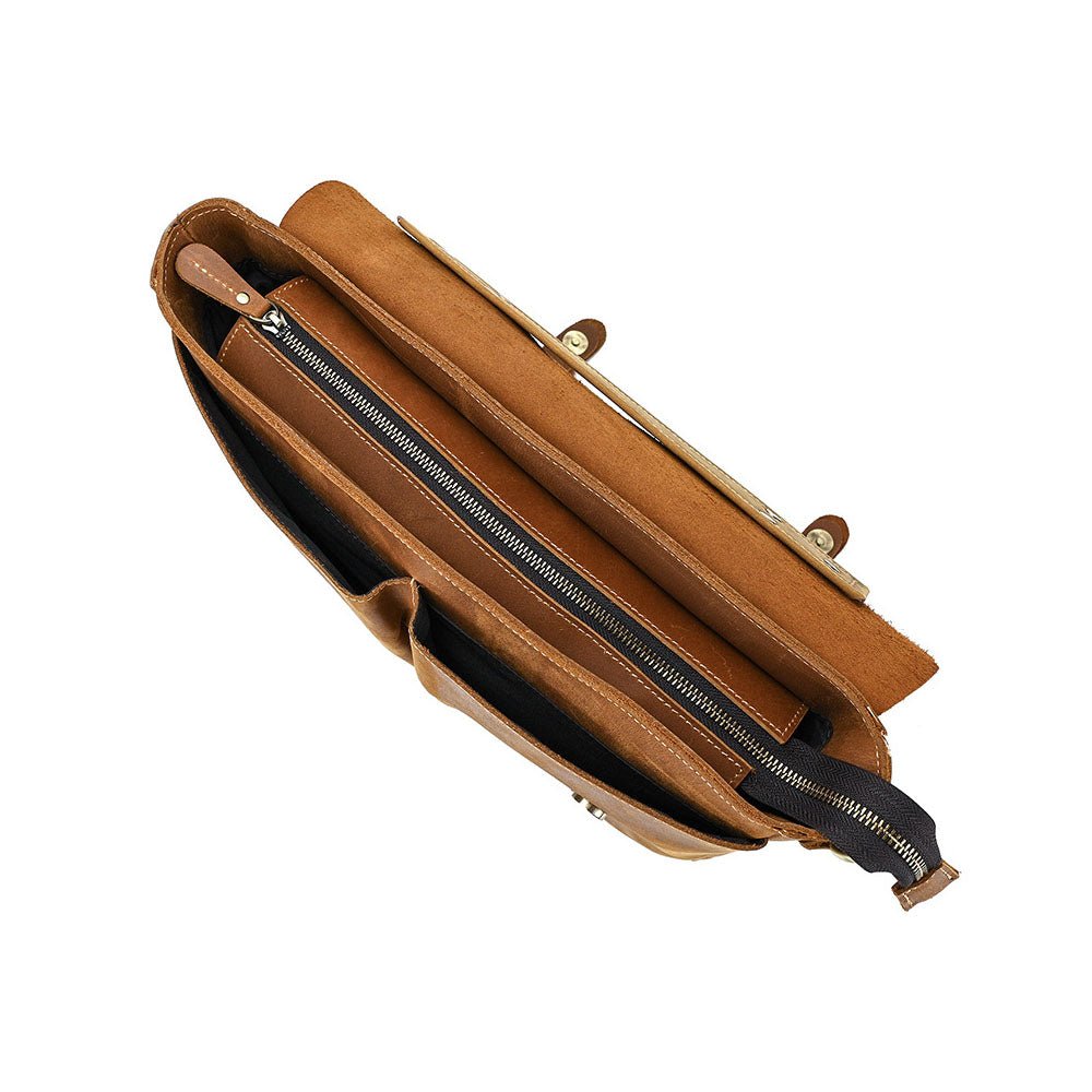 MetroCore Leather Business Bag - Moderno Collections