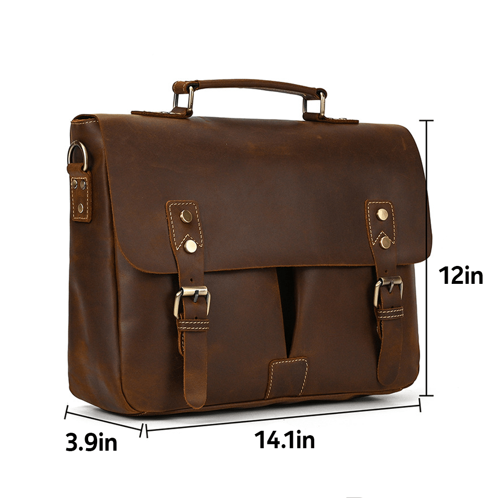 MetroCore Leather Business Bag - Moderno Collections