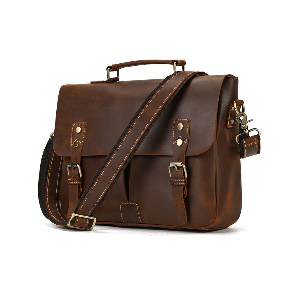 MetroCore Leather Business Bag - Moderno Collections